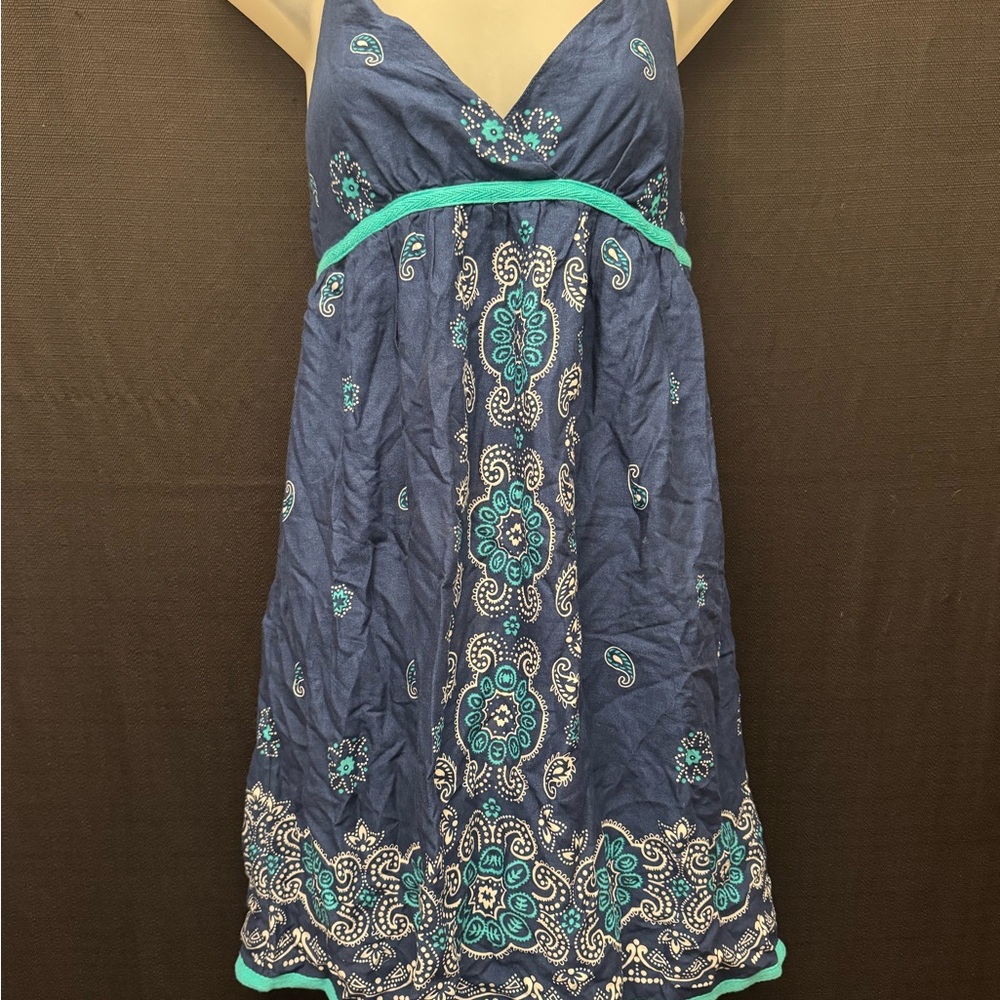 Aeropostale Blue and Teal Midi Dress